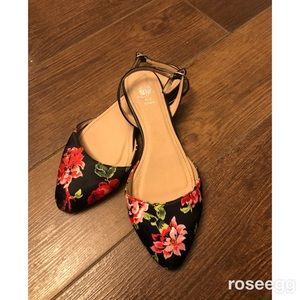 Floral flats